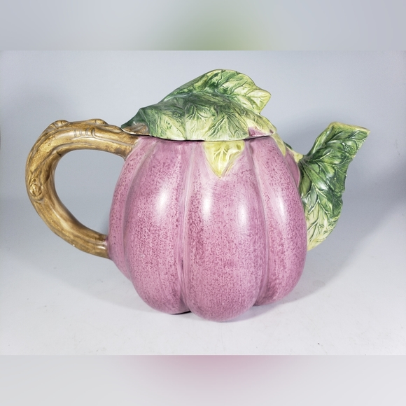 CBK LTD 1995 Teapot purple and green - Picture 8 of 8